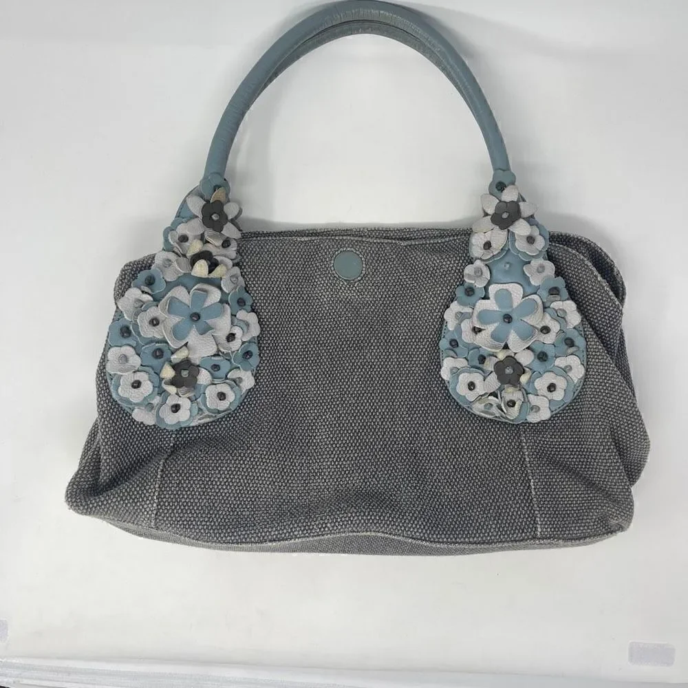 Dan W Hobo bag with Leather Flower accents